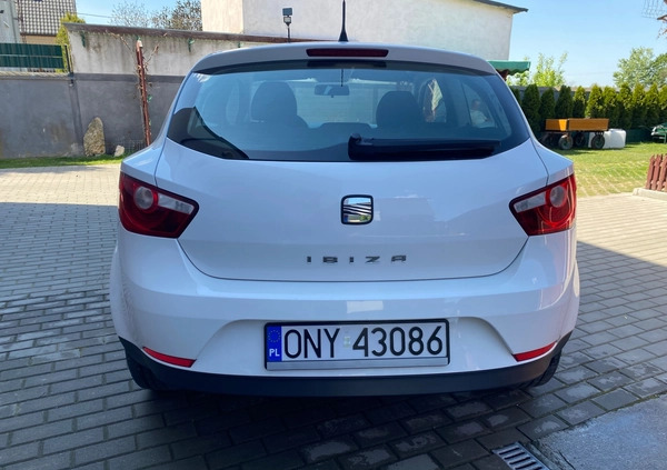 Seat Ibiza cena 16999 przebieg: 118368, rok produkcji 2011 z Nysa małe 352